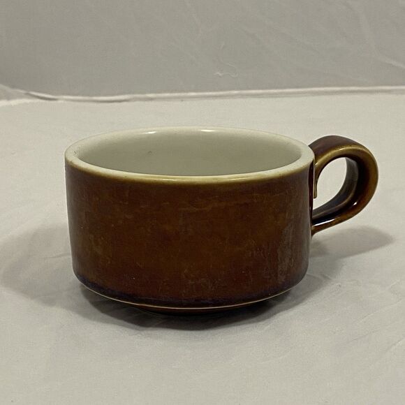 lot of 4 vintage pottery mugs a Hall 1789 made is USA unmarked Japan retro kitch - Picture 3 of 15